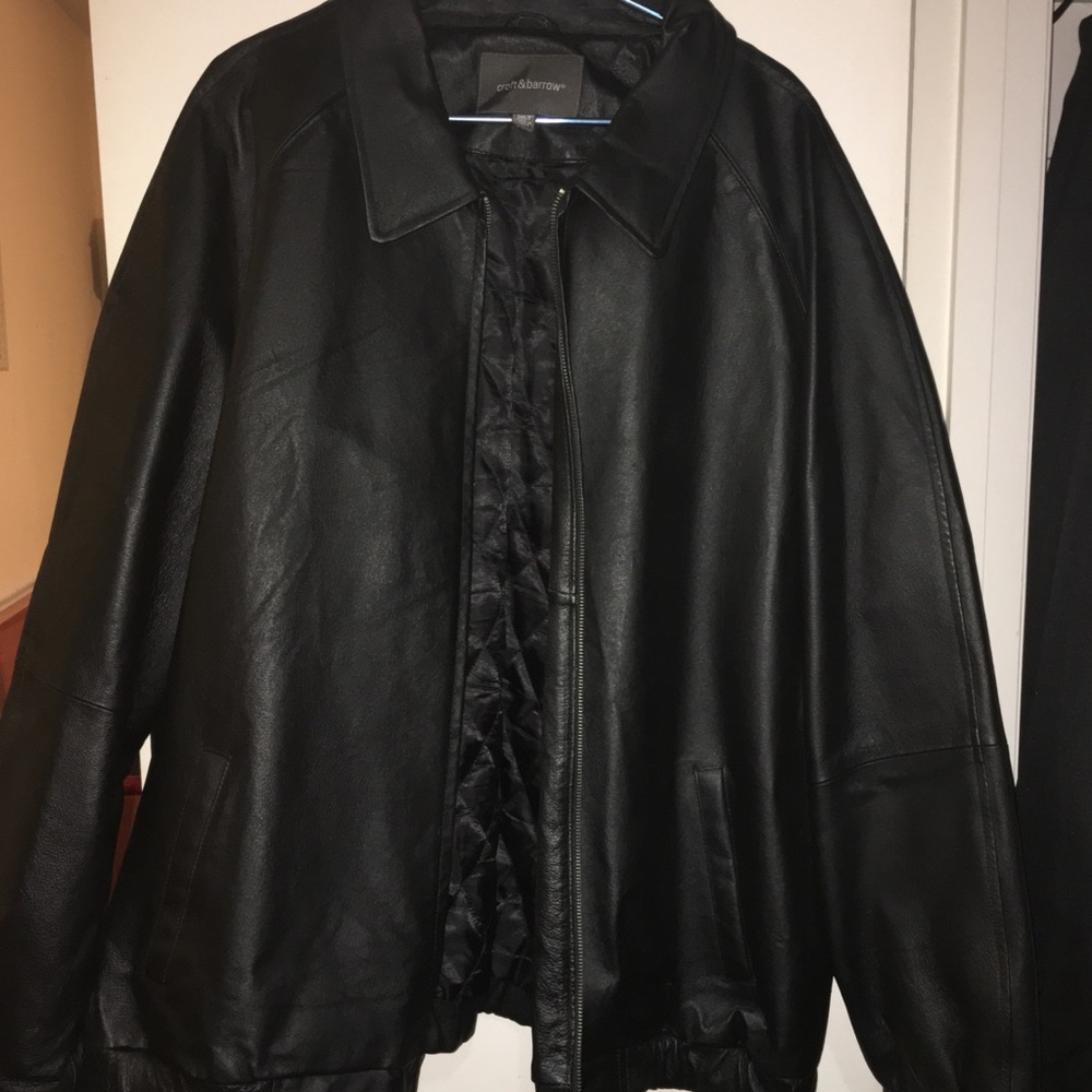 Croft and Barrow Genuine Leather Coat